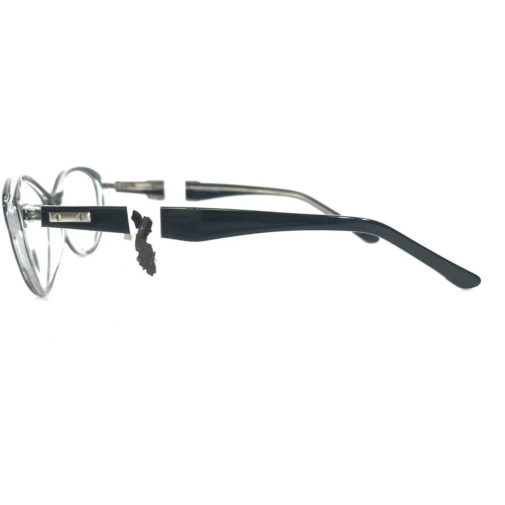 Truth & Love Eyeglasses Frames T & L 04 COL 90 Black Clear Cat Eye 52-16-135